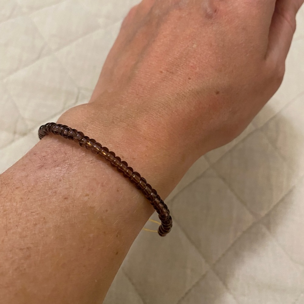 Alex and Ani Purple Beaded Bracelet